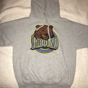 Small D1 Bound Grey Hoodie